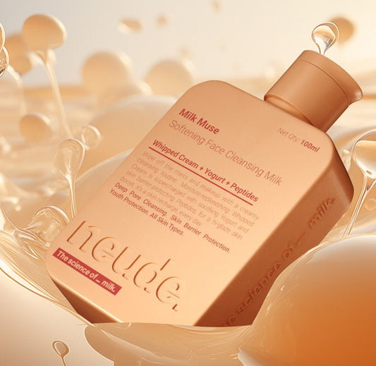 Milk Muse Hydrating Peptide Face Cleansing Milk - Neude Skin