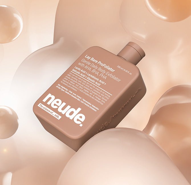 Lay Bare Profoliator - Hydrating Body Exfoliator with Lactobionic Acid - Neude Skin