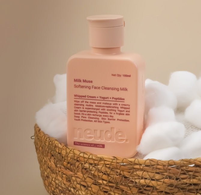 Milk Muse Hydrating Peptide Face Cleansing Milk - Neude Skin