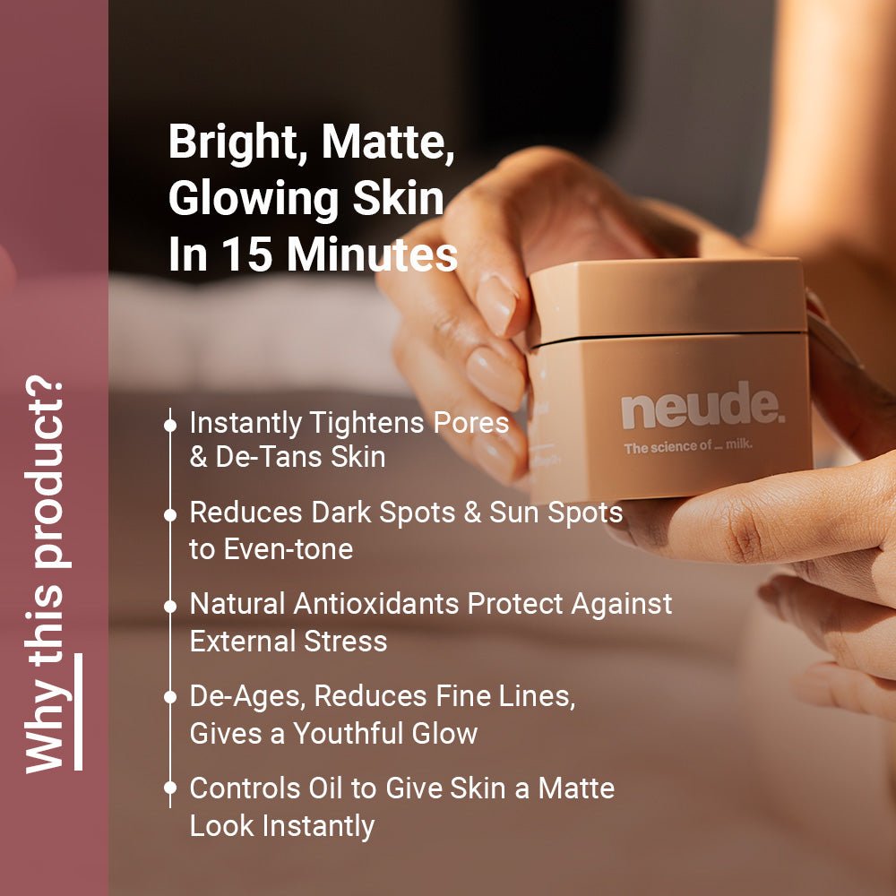 FaceTime! Instant Face Mask for Lasting Glow - Neude Skin