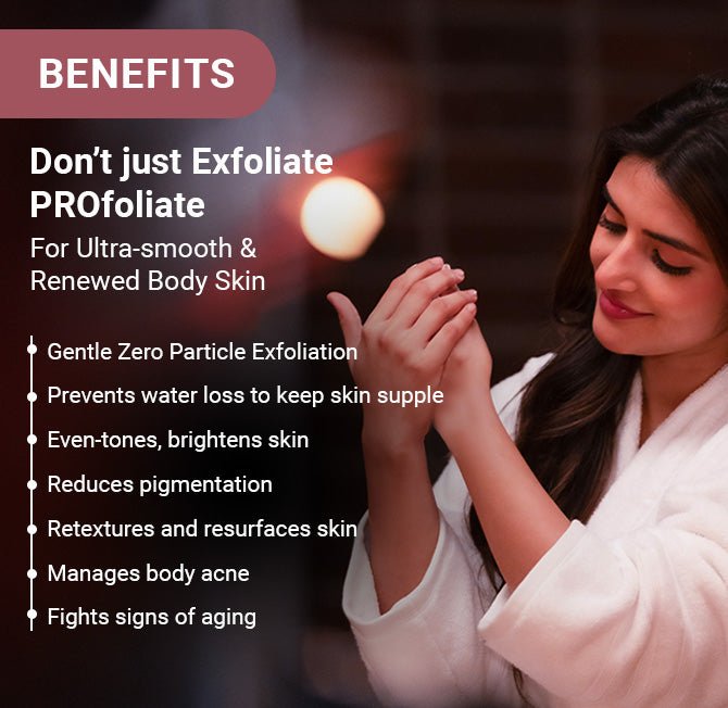 Lay Bare Profoliator - Hydrating Body Exfoliator with Lactobionic Acid - Neude Skin