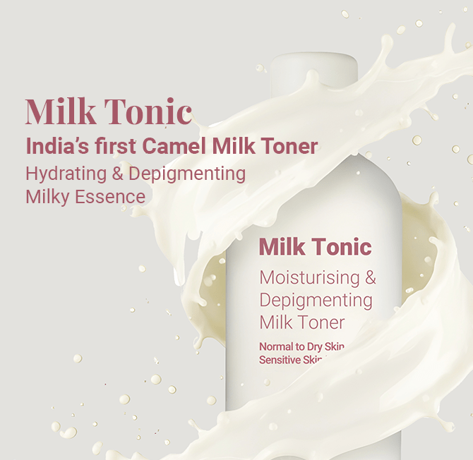 Milk Tonic: Depigmenting & Hydrating Toner with Camel Milk, Ceramides and Snail Mucin
