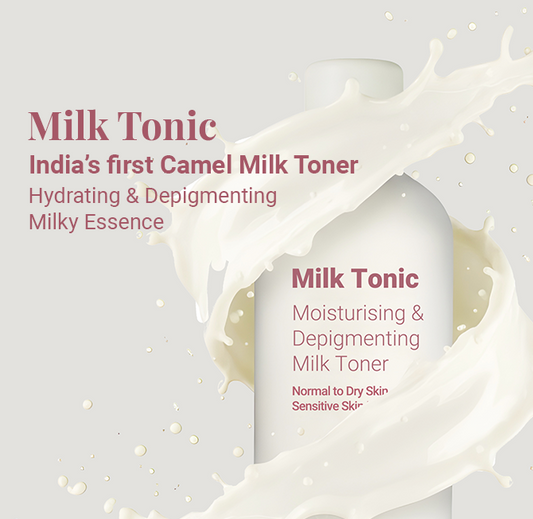 Milk Tonic: Depigmenting & Hydrating Toner with Camel Milk, Ceramides and Snail Mucin