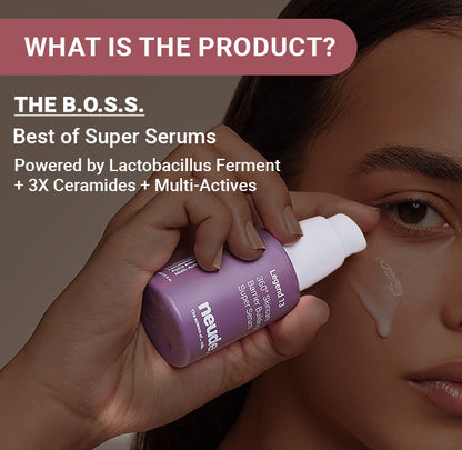 Legend 13 Multiactive Super Face Serum with Lactobacillus Ferment and 3x Ceramides