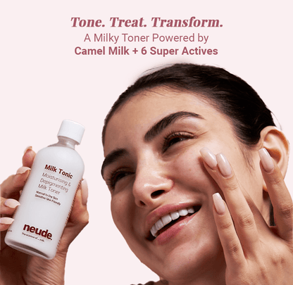 Milk Tonic: Depigmenting & Hydrating Toner with Camel Milk, Ceramides and Snail Mucin