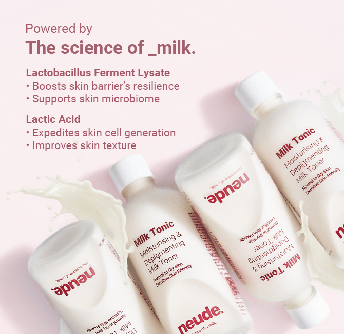 Milk Tonic: Depigmenting & Hydrating Toner with Camel Milk, Ceramides and Snail Mucin