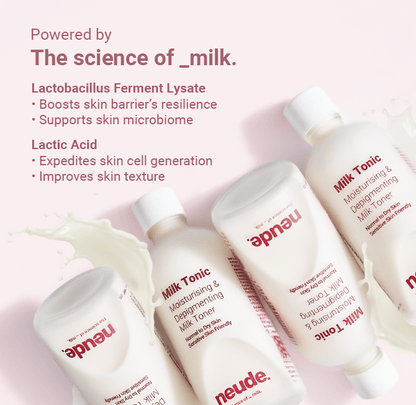 Milk Tonic: Depigmenting & Hydrating Toner with Camel Milk, Ceramides and Snail Mucin