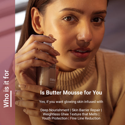 Butter Mousse Face Moisturizer for Antioxidant-rich Deep Hydration