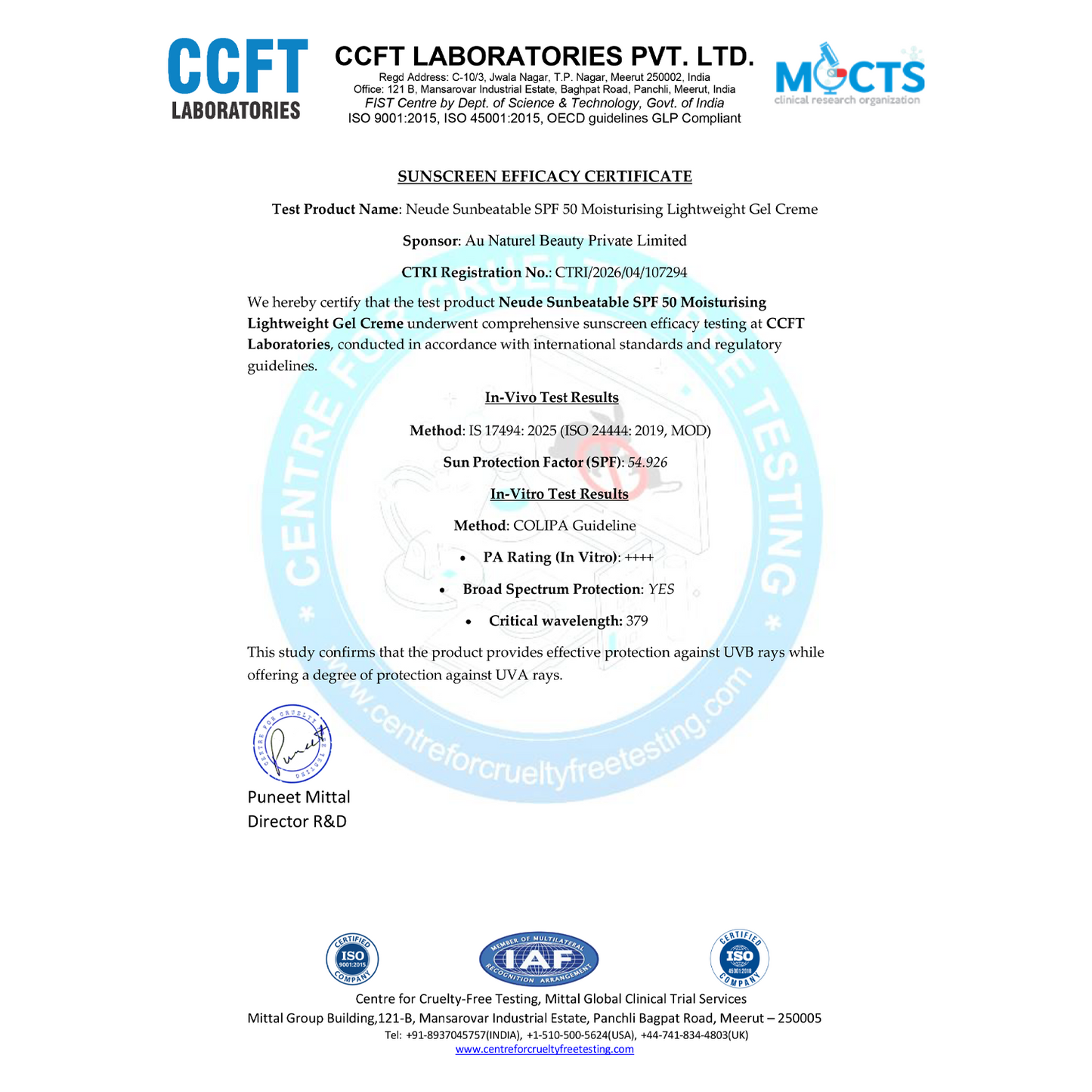 Sunbeatable SPF50+ Ultra Lightweight, In-Vivo Tested, Gel Crème Sunscreen