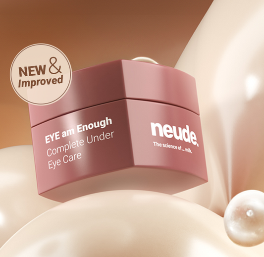 EYE Am Enough Under Eye Cream for Dark Circle Reduction | Complete Under Eye Care with Milk Actives + Micro Encapsulated Caffeine + Multi Peptides