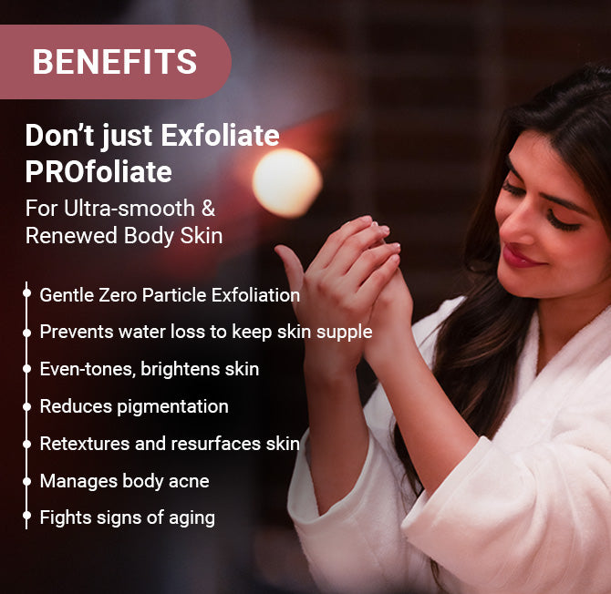 Lay Bare Profoliator - Hydrating Body Exfoliator with Lactobionic Acid