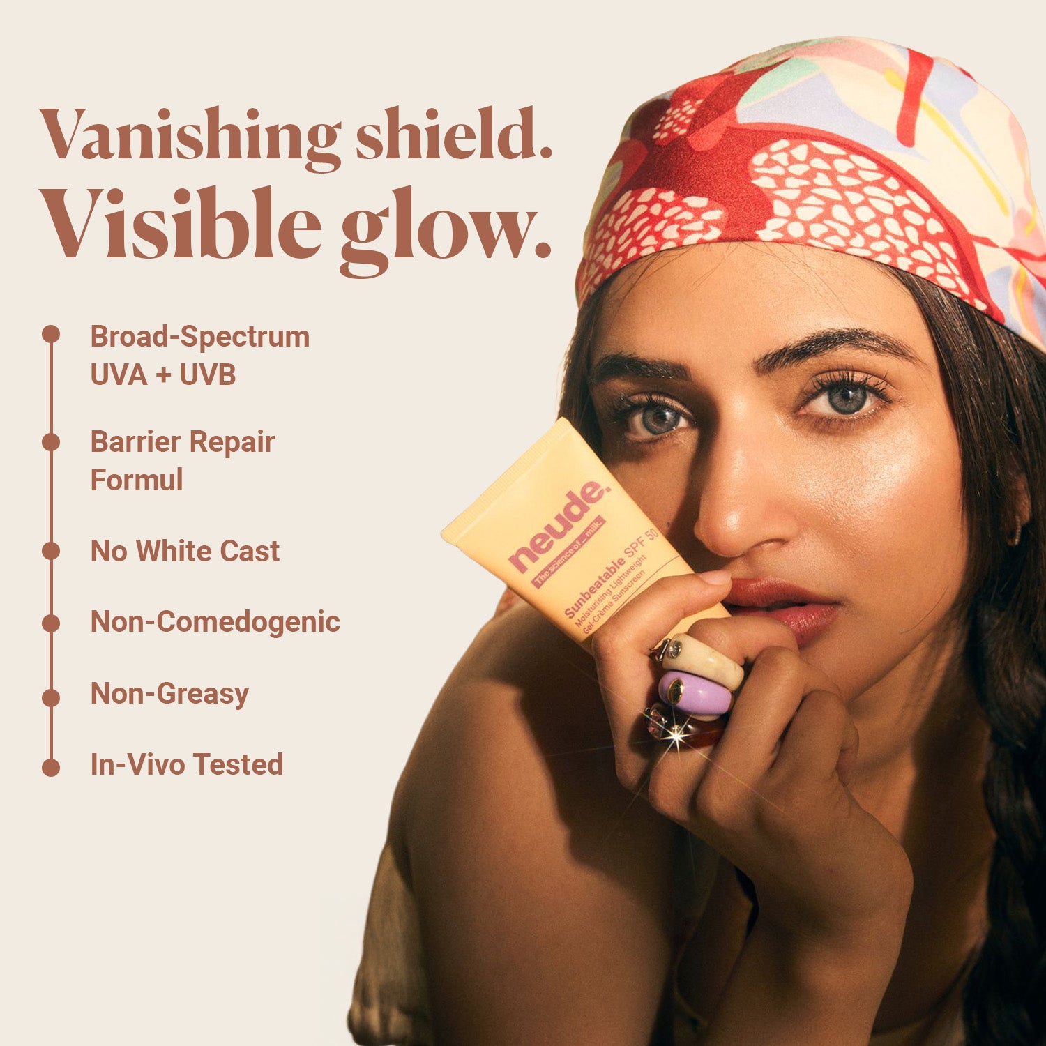 Sunbeatable SPF50+ Ultra Lightweight, In-Vivo Tested, Gel Crème Sunscreen