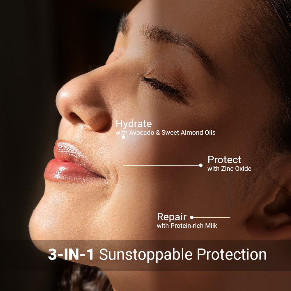 SUNSTOPPABLE SPF45 PA+++ Sunscreen for Tan Prevention & UVA+UVB Protection